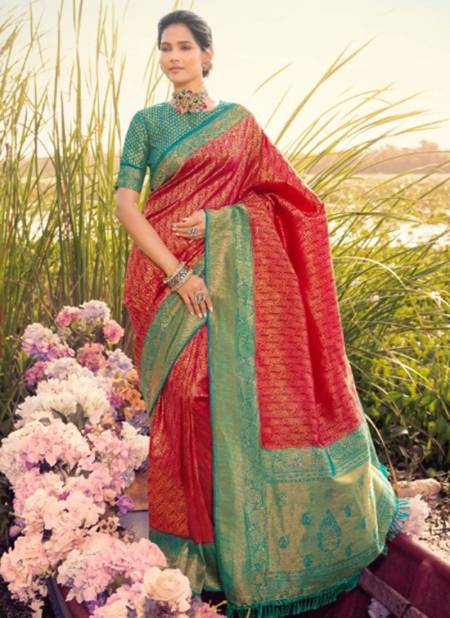 Pink Colour Parampara Vol-3 Pankh New Latest Designer Ethnic Wear Silk Saree Collection 3306